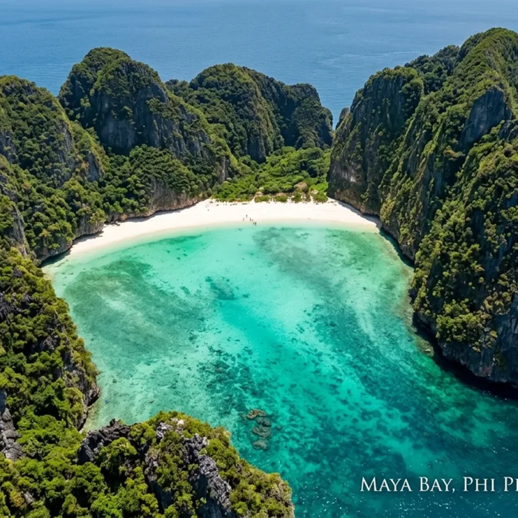 Maya Bay Phi Phi Leh for Phuket to Phi Phi travel guide