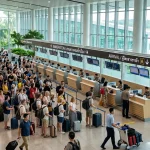 Phuket Airport HKT arrival hall immigration for Phuket airport tips
